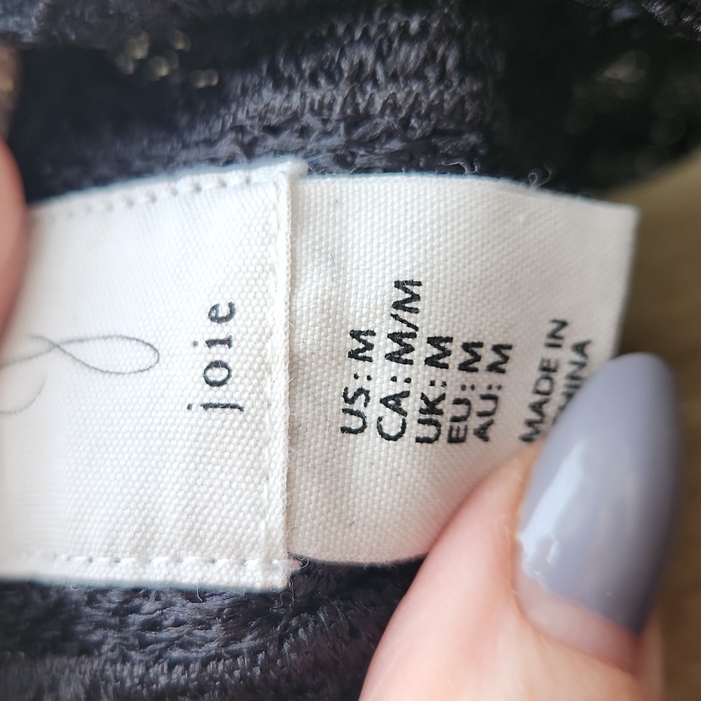 Joie black lace blouse - Picture 11 of 12